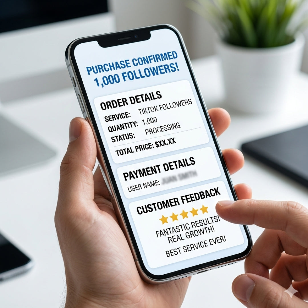 1K + Tiktok  Followers