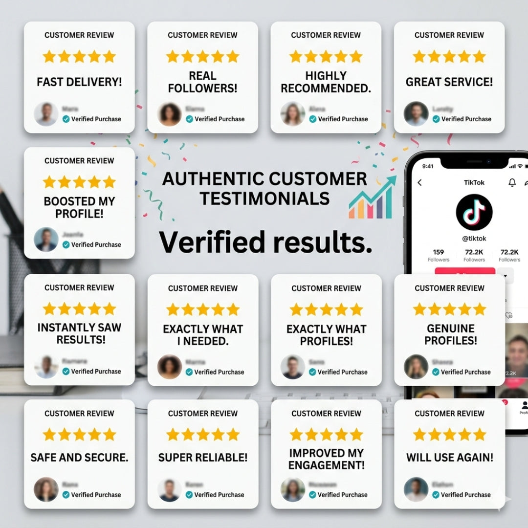 1K + Tiktok  Followers