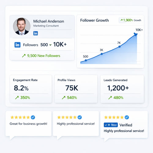 1K + LinkedIn Followers