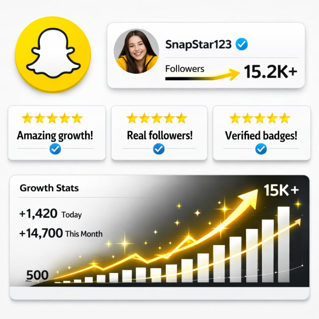 1K+ Snapchat Followers – Boost Your Snapchat Growth Instantly