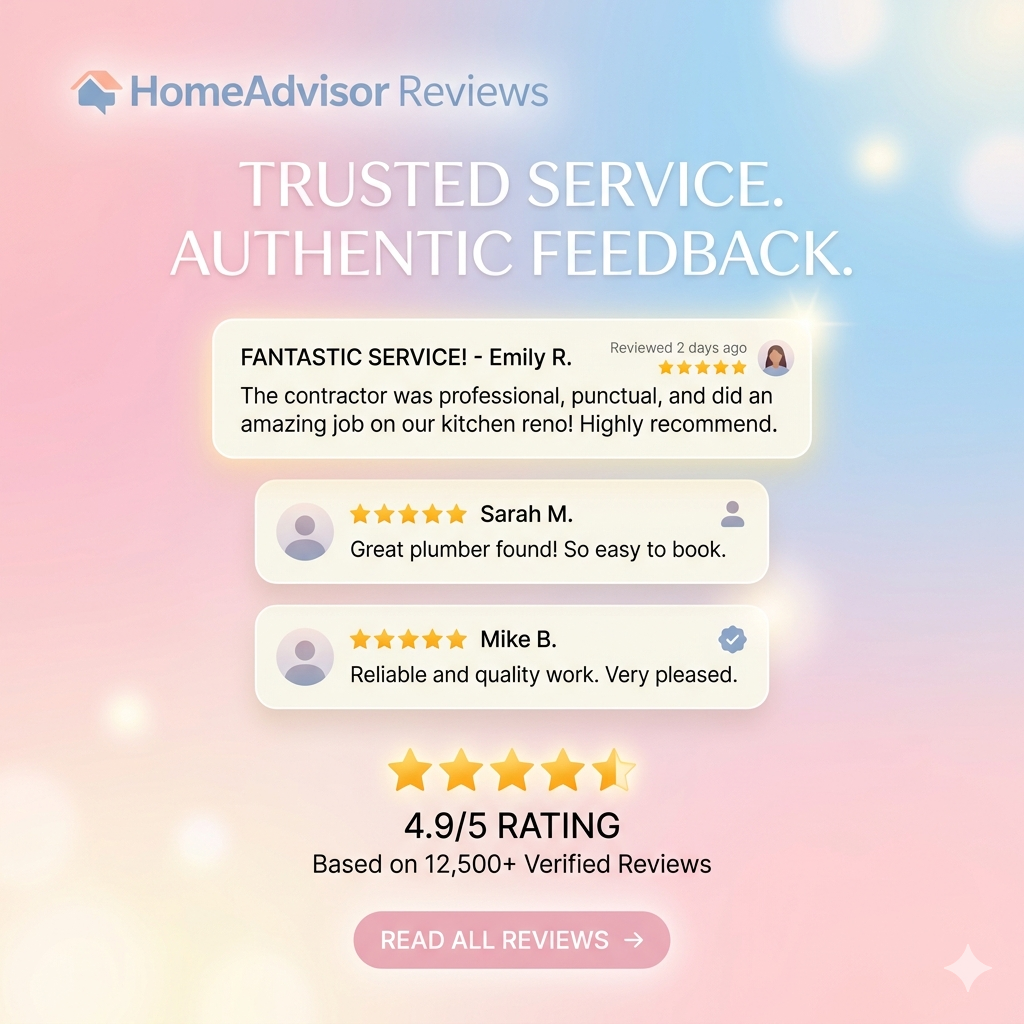 Home Advisor Reviews – Real Customer Experiences & Ratings